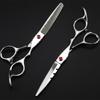 Professional 6 '' Gem Cut Hair Scissors Haircut Scissor Thinning Barber Makas Cutting Shears Hairdresser Scissors Set