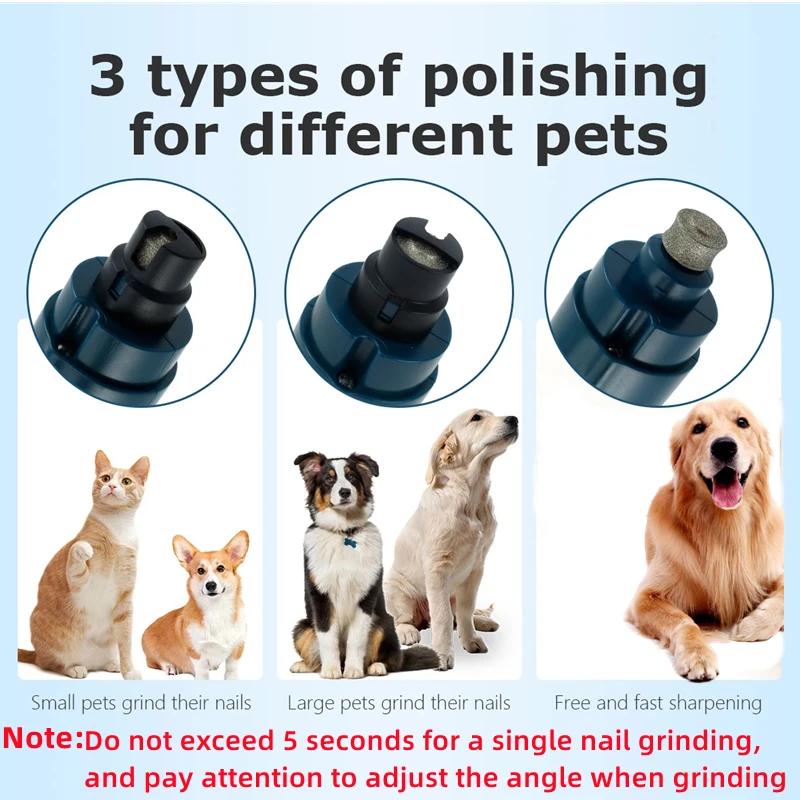 Питомец Зарядка Коготь Ногтя Шлифовальная Машинка Собака Электрическая Машинка для Стрижки для Профессионалов Шлифовальная Машинка для Когтей Собаки Кошки Принадлежности для Груминга Инструменты Триммер