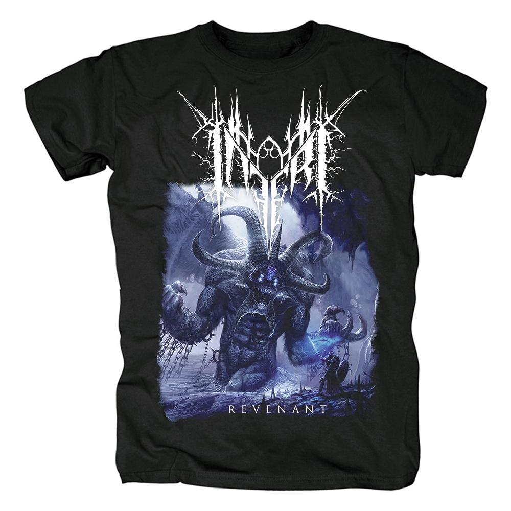 Harajuku Fashion Inferi American Melodic Death Metal Band Crewneck Cotton T Shirt Unisex Summer Short Sleeve Streetwear Tee Tops Unisex T-shirt