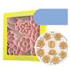 Pack of 8 Cookie Molds Flower Shaped Cookie Cutters Easy To Use Baking Tools Baking Molds Great for Baking Treats