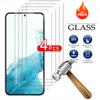 4pcs Full Cover Tempered Glass For Samsung Galaxy S24 S22 S21 S20 FE Plus 5G Screen Protector Glass Sansung S22+ Protective Film