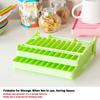 Foldable Design Dish Drying Rack Plastic Material Kitchen Drainer Plate Organizer  Plate Storage