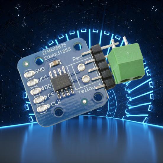 Модуль измерения температуры MAX31855 Модуль датчика температуры термопары типа K Электронный аксессуар