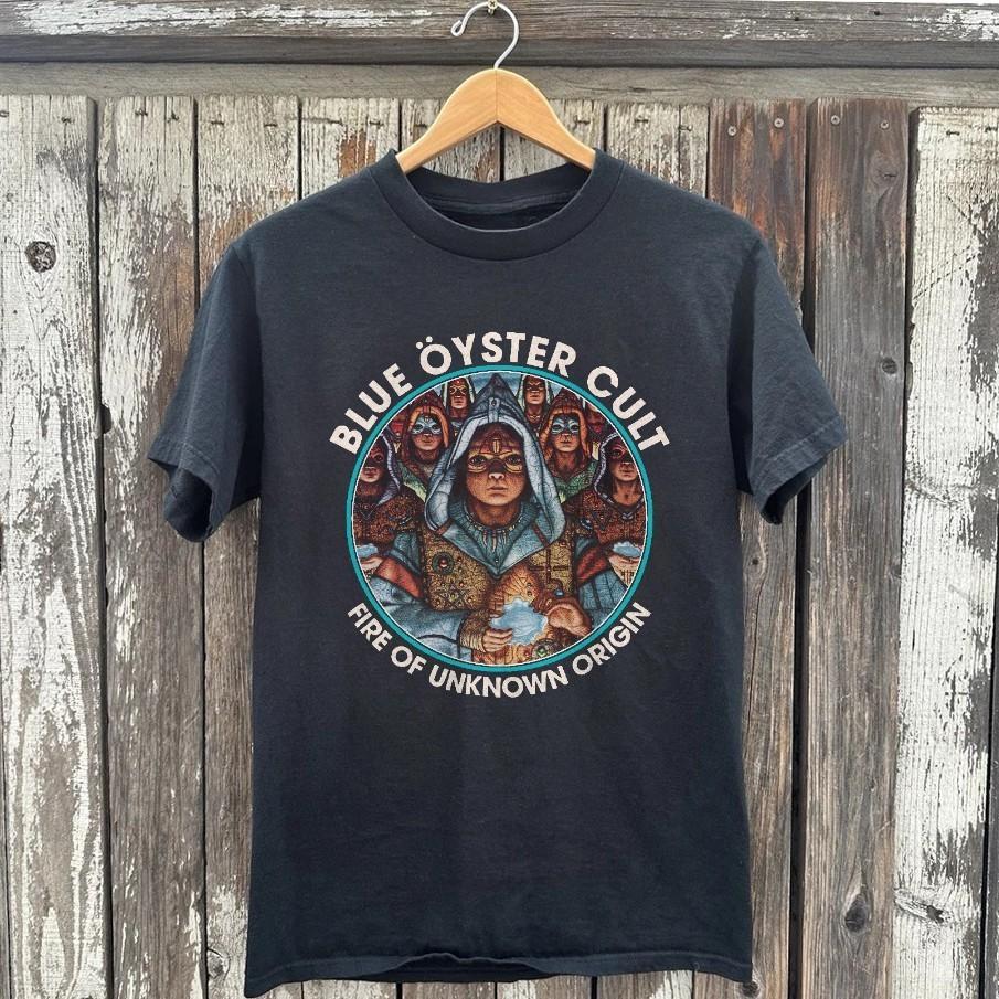 Blue Oyster Cult Fire Of Unknown Origin Black Classic Unisex T-Shirt Size S-5XL