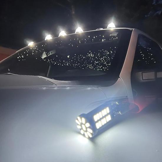 Светодиодные габаритные огни на крышу кабины, белые светодиодные передние верхние габаритные огни