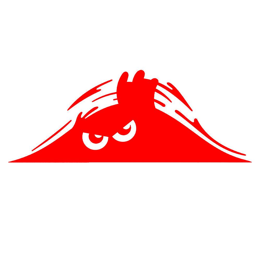 Peeking Monster Смешная Милая Наклейка Виниловая Водонепроницаемая Наклейка для Авто Окна Багажника Наклейка Универсальная Внешняя Наклейка Для Багажника Автомобиля