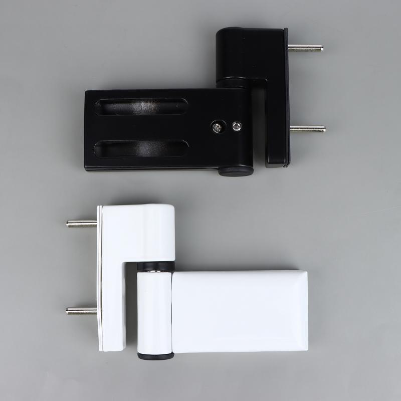 Adjustable Door Flag Hinge Triad with Aluminium Buffer for Double Glazing Doors