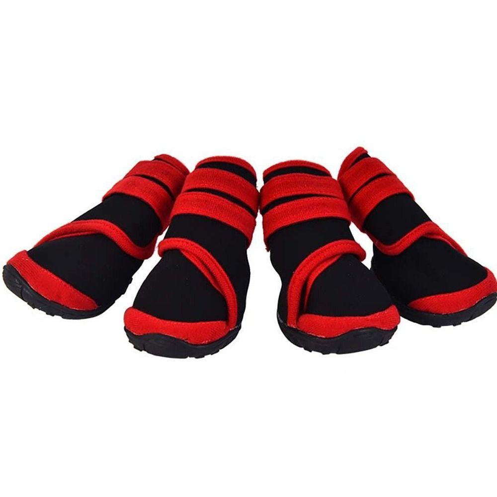 Autumn and Winter Outdoor Waterproof Sole Shoes Pet Supplies Dog Booties Dog Shoes Pet Rainshoes