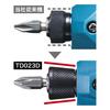 Аккумуляторный ударный мини-шуруповерт Makita, 2 и кейс 7,2 В 1,5 Ач, аккумуляторы, зарядное устройство, (TD023DSHXB)