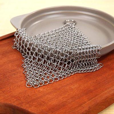 Чугунная щетка для чистки Кухонная щетка для удаления ржавчины Скребок для чистки кастрюли Щетка для чистки металла