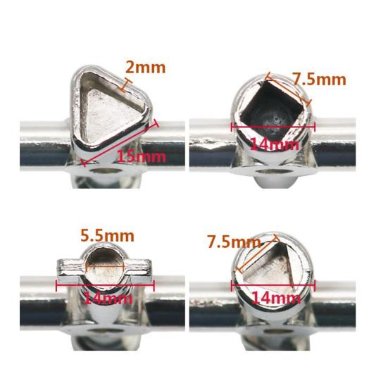 Многофункциональный крестовый ключ, электрический счетчик воды, газа, инструменты для открытия шкафа