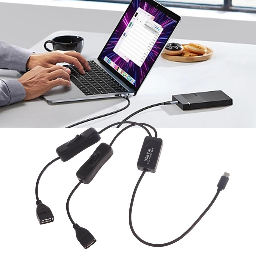 Кабель с переключателями Кабель передачи данных OTG для быстрой зарядки, передачи данных, жестких дисков, концентраторов, смартфонов и планшетов