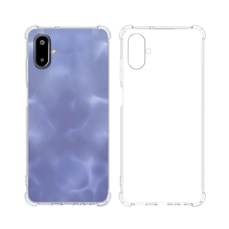 Подходит для чехла на мобильный телефон Galaxy A27 5G Прозрачный всесторонний противоударный силиконовый чехол с подушками безопасности для Samsung A26/A36/A56
