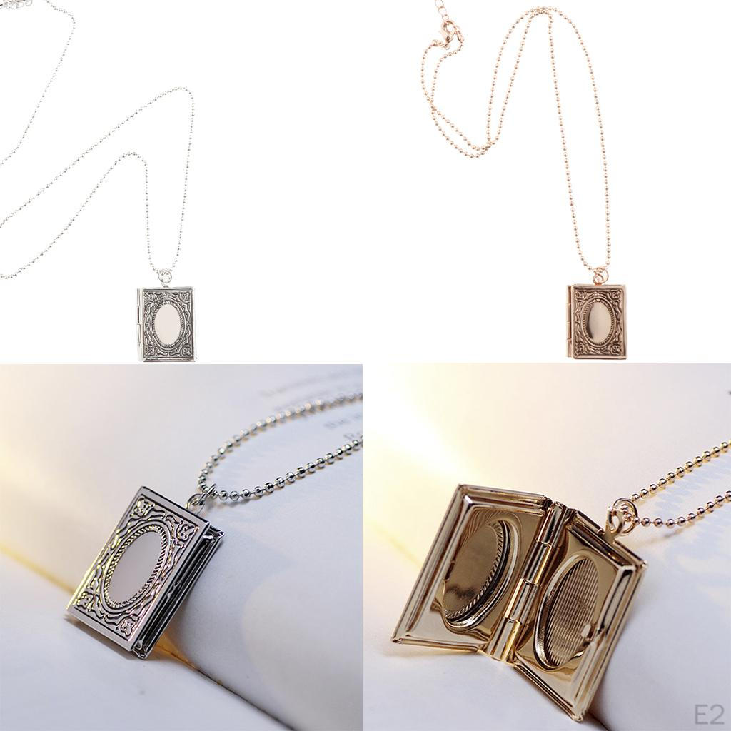 Ожерелье Кулон Фото Открытый Медальон Мемориал