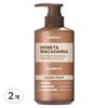 Honey & Macadamia Nature Shampoo Clean Soap Fragrance, 500ml, 2 Units
