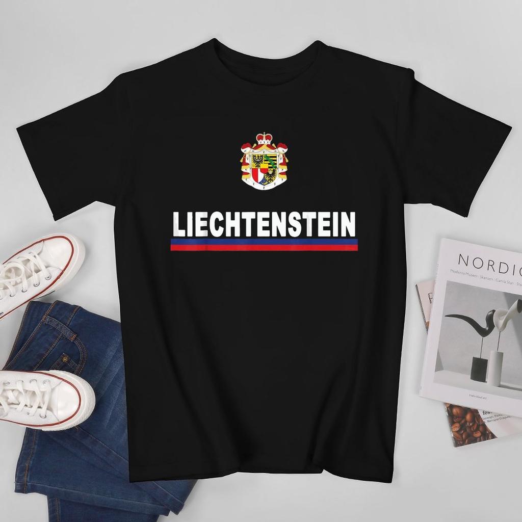 More Design Liechtenstein Flag Liechtensteiner Unisex Tshirt Tees Tshirt Oneck T Shirts Unisex Boys Clothing 100 Cotton