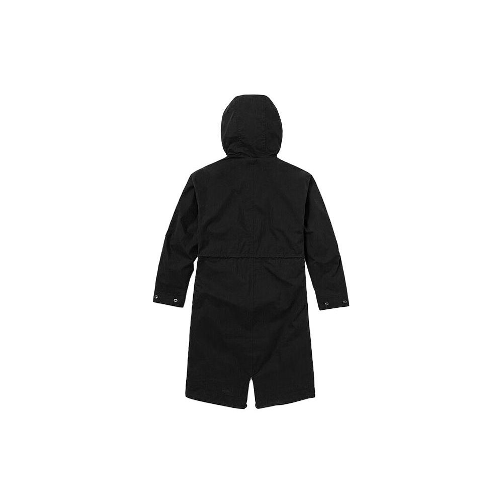 Timberland Однотонная водонепроницаемая свободная парка средней длины для женщин, верхняя одежда черного цвета A6HB9-001