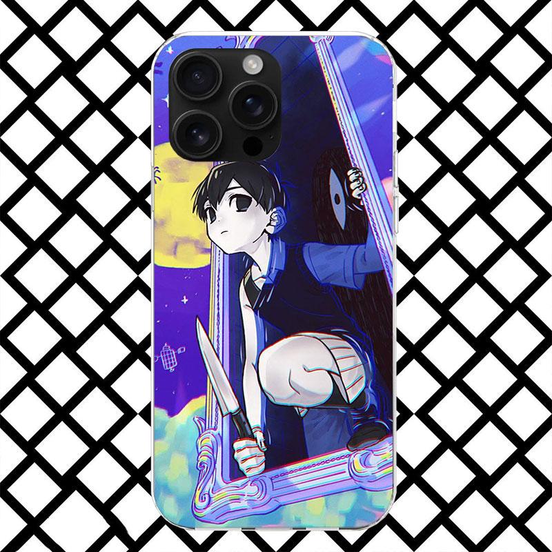 Игровой мультяшный чехол O-Omori для iPhone 17 Air 16 16E 15 14 Plus 13 Mini 12 11 Pro Max 7 8 + SE 2020 Мягкий чехол Fundas 17 Air