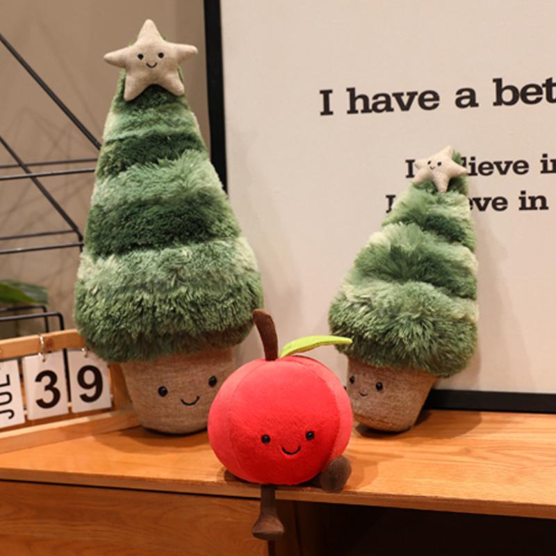 Christmas Celebrate Props Stuffed Tree Doll Huggabble Pillow Festival Home Decro High Quality Gifts