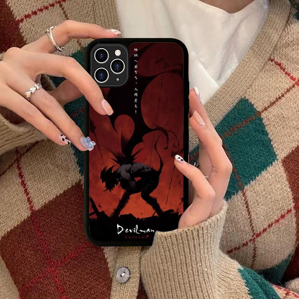 Anime D-Devilman C-Crybaby Phone Case Silicone PC+TPU For For IPhone 11 12 13 14 15 16 Plus Pro Max Cover