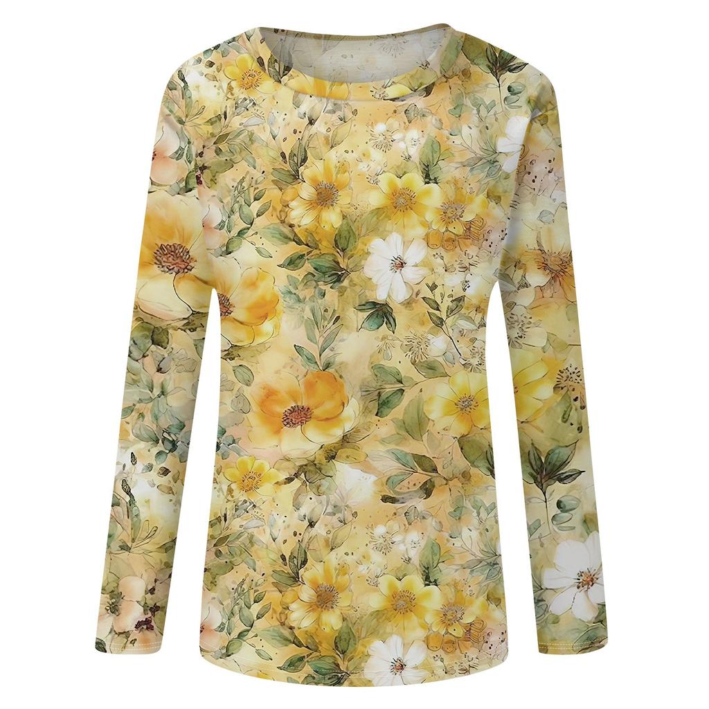 Женские рубашки с длинным рукавом и круглым вырезом, базовая футболка, повседневный топ, осенняя модная туника, облегающие футболки