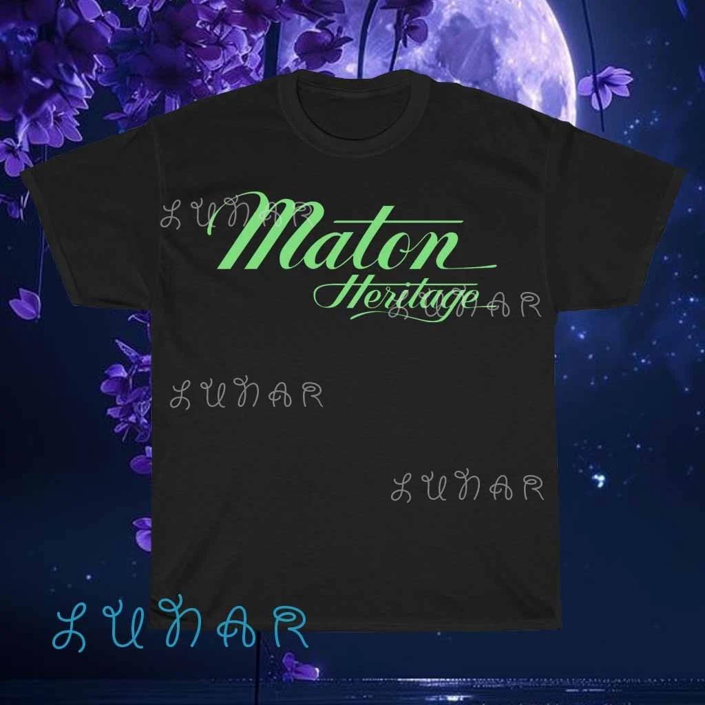 New Shirt Maton Guitars Logo T-Shirt Logo American T-Shirt Funny Size S to 5XL