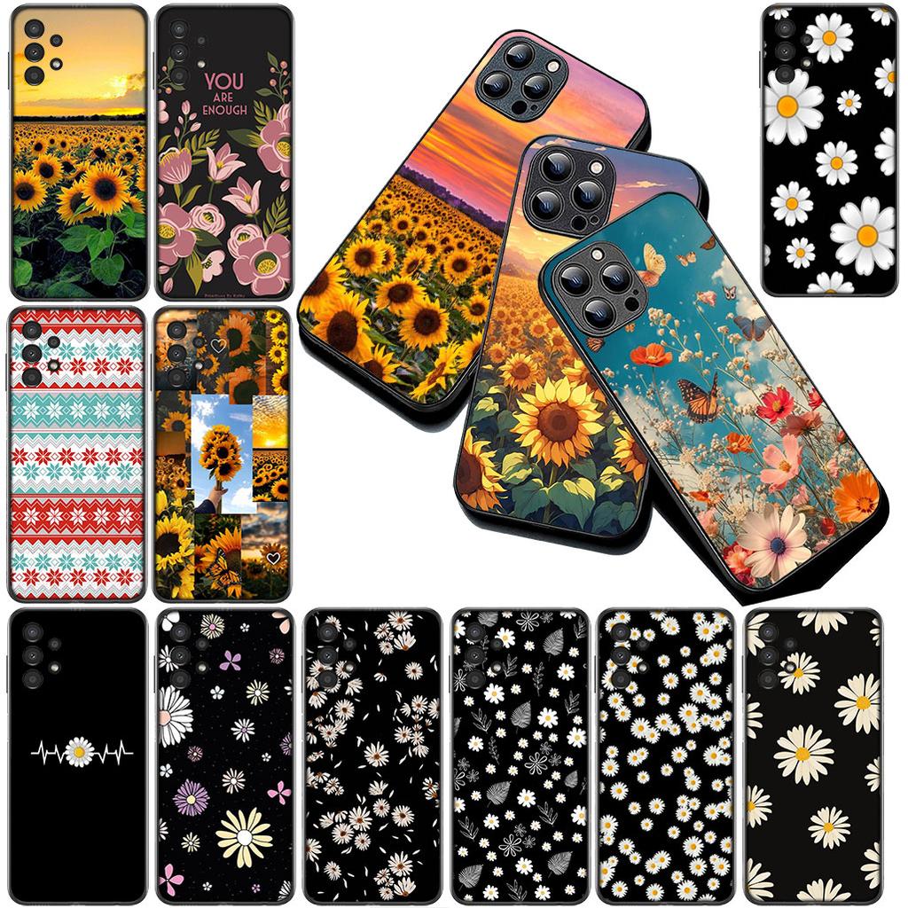 Sunflower Fresh Little Daisy Flower Phone Case for Apple iPhone 17 16 14 15 Plus Pro Max 16E ProMax + 15Plus 15+ 16+ Cover
