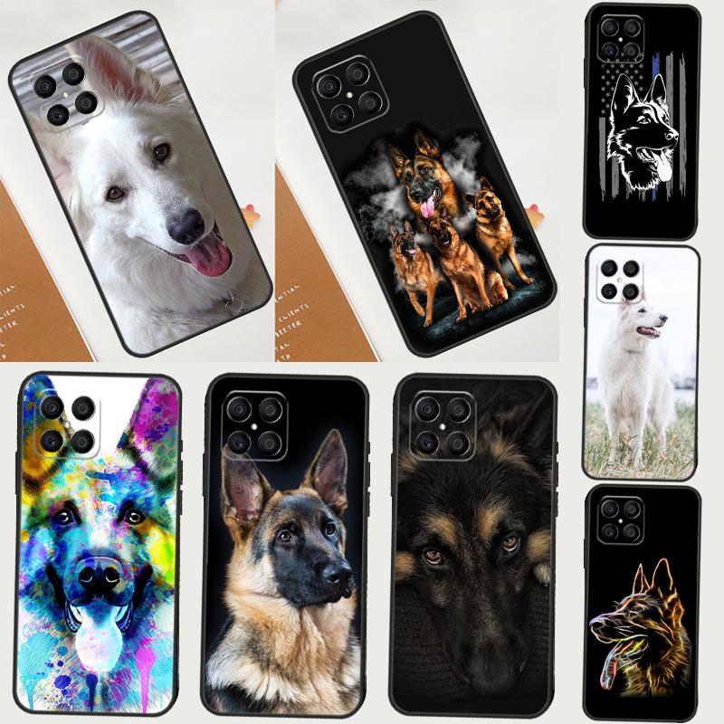 Cartoon German Shepherd Dog Case For Honor 200 Pro X9b X9a X8b X8a X8 X9 X9c 50 70 90 Honor Magic 7 Lite 6 5 Pro Cover