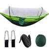Fully Automatic Quick-Open Mosquito Net Hammock with Support Rod for Single/Double Camping