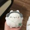 Милый мультяшный кот с клевером на удачу, плюшевая кукла, игрушка, кавайный плюшевый кулон-брелок, аксессуары для украшения сумки, рюкзака, подарки