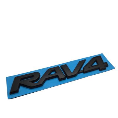 TONAUA Наклейка с эмблемой RAV4 3D Логотип Внешние Кастомные Детали для Тюнинга (Матовый черный) [Параллельный импорт]