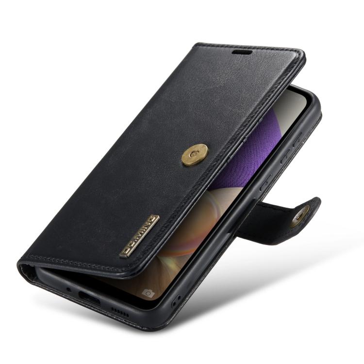 Для Samsung Galaxy A33 5G DG.MING Чехол-книжка из кожи с текстурой Crazy Horse и съемной магнитной крышкой
