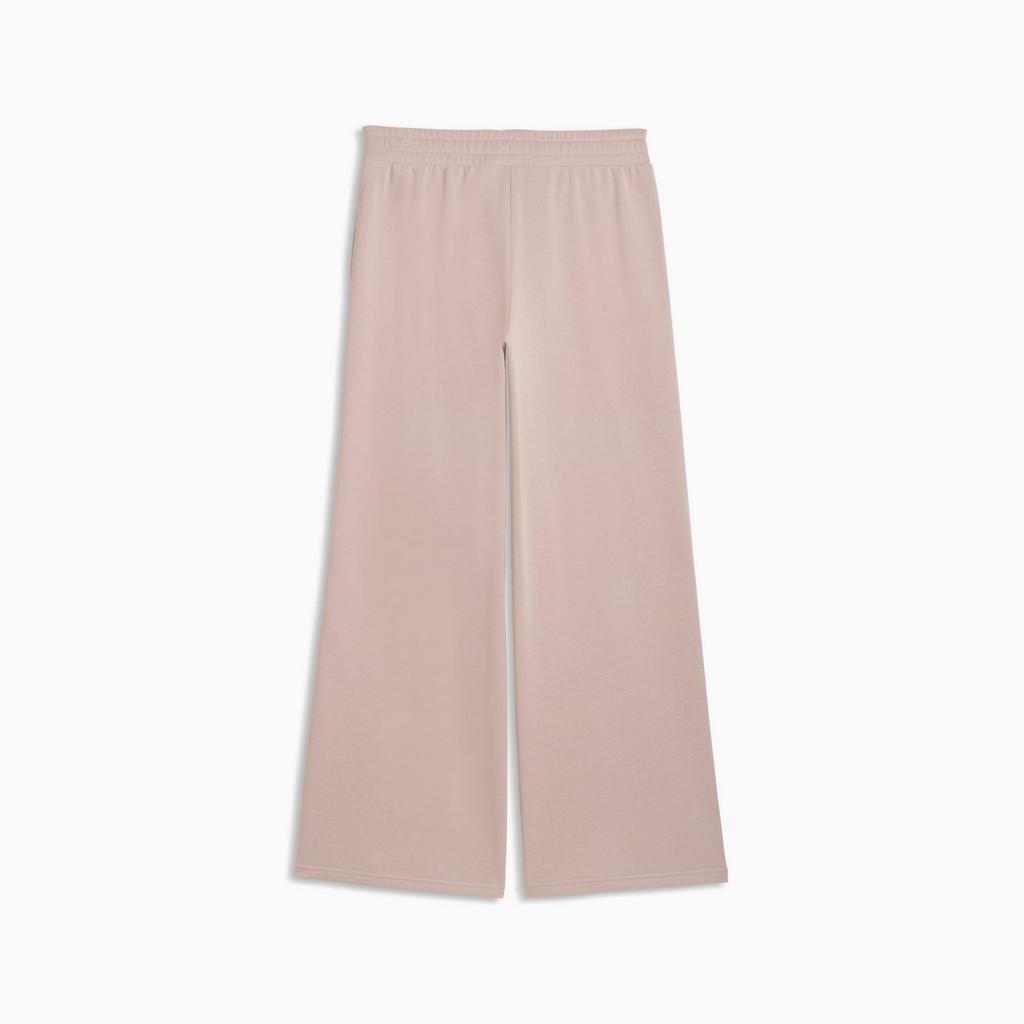 Puma ESS CAT COMFORT WIDE LEG TR OP women's pants pink 69170389 r S