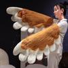 Pussy Paw Gloves Wings Boots Plush Toy Game Party Dress Up Kids Soothing Muppet Doll