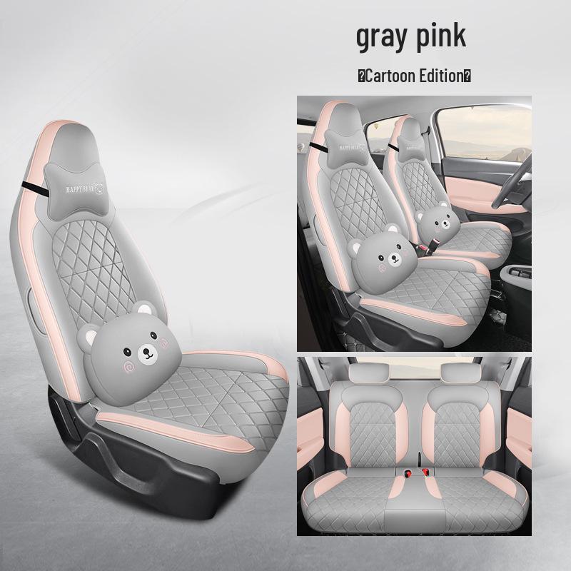 Leapmotor T03 Universal Leather Car Seat Cushion Set - All-Season Fit