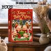 Акриловые рождественские украшения для дома, Свинья, Адвент-календарь 2026, Коробка с 24 днями обратного отсчета с наполнителями для чулок, Подвески для подростков, Праздничные подвески на елку