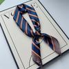 New Hundred Hundred Satin Letter Print Neckerchief 70×70 Silk Scarf Small Square Scarf High Sense of French Scarf