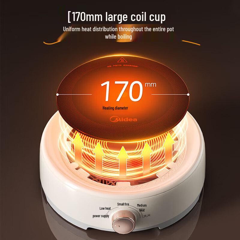 Midea Электрическая мультиварка-мультиварка с индукционным нагревом, 4,5 л, для горячего супа (хот-пот)