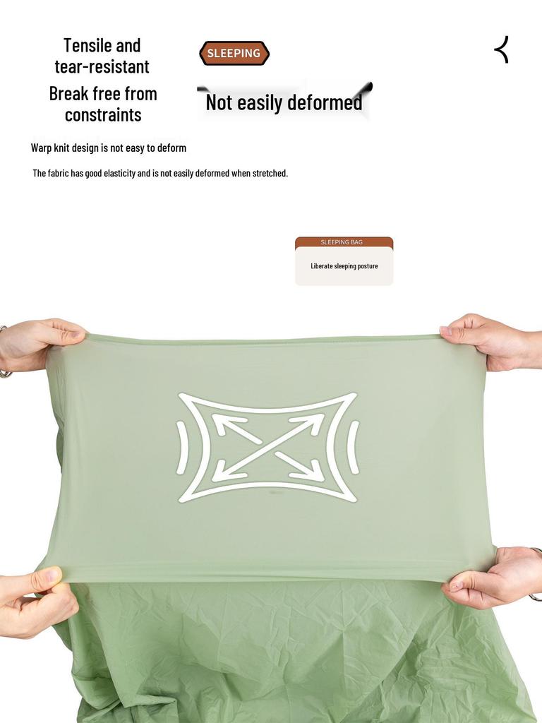 Hikeman Travel Sleeping Bag Liner: Lightweight, Portable, High Elasticity, Washable, Dirt-Proof for Camping and Hotels