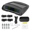 Wireless Tire Pressure Alarm Monitor SolarUSB Power TPMS Digital LCD Display Sensor