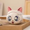 Керамическая чашка для воды с изображением кошки, женская бытовая кофейная чашка, кружка с крышкой, чашка для питьевой воды, офисная чашка, мультяшная пара, чашка