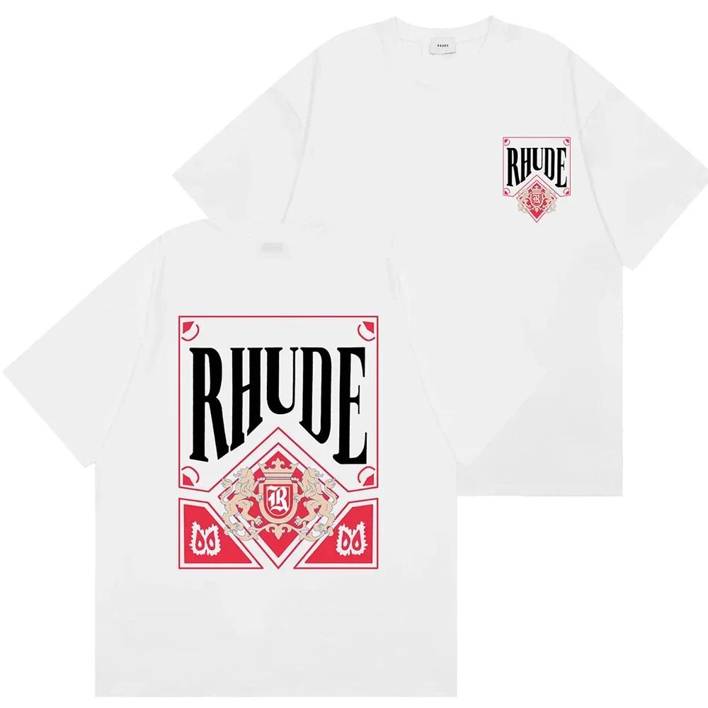 Футболка Мужская Женская Хлопковая Футболка Модная Футболка Уличная Хип-Хоп Футболки с Коротким Рукавом 2024 Летняя Трендовая Одежда Топы