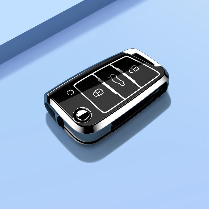 Чехол для ключа Volkswagen для Bora, Sagitar, Lavida, Jetta, Passat, Polo, Tiguan и Golf.