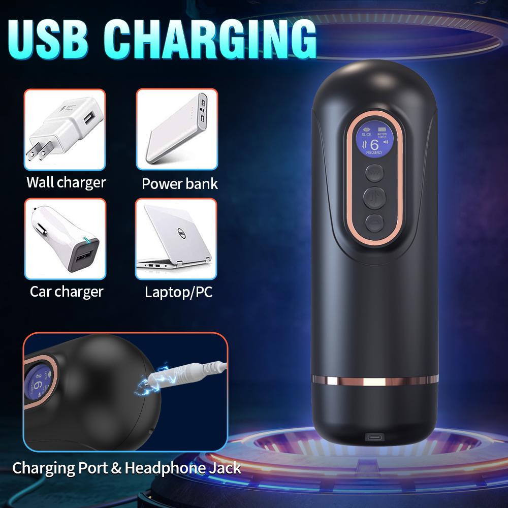 Автоматические Толчковые Мужские Вибраторы Всасывающие Вибрирующие Режимы Карман для Писюна Секс-Игрушки для Мужчин Электрический Вакуумный Насос для Пениса Машина-Мастурбатор