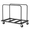 Drywall Cart Dolly, 816 kg Load Capacity, Steel Panel Truck Cart with 12.5 mm Swivel Casters, Lumber Drywall Dolly with Tie-Down Strap & 2 Side