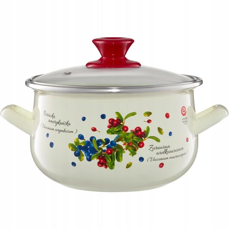 Pot Emalia Olkusz Blueberry 35218 3.1L 1 Pc