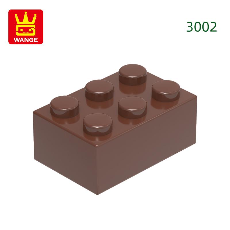 Нетоксичный 55 шт./лот 3002 2x3 Толстые Строительные Блоки Moc Аксессуары Совместимые С Кирпичами Детские Игрушки Подарочная Коробка