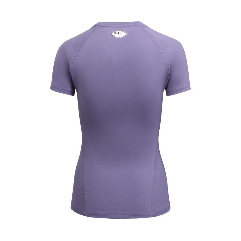 Under Armour HeatGear Легкая Удобная Гладкая Приятная к Коже Легко Надевать Футболка с Коротким Рукавом Женские топы 1365460-520