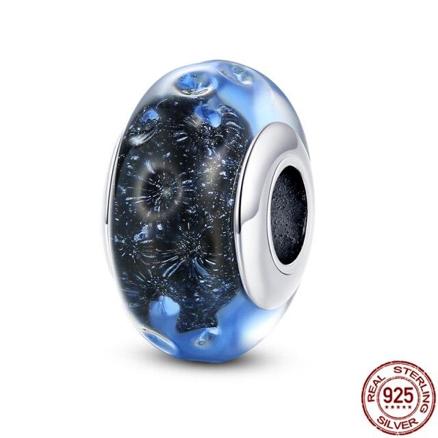 Plata Charms Of Ley 925 Silver Starry Sky Charms Air Balloon Charm Fit Fashion 925 Original Bracelets Pulseira Diy