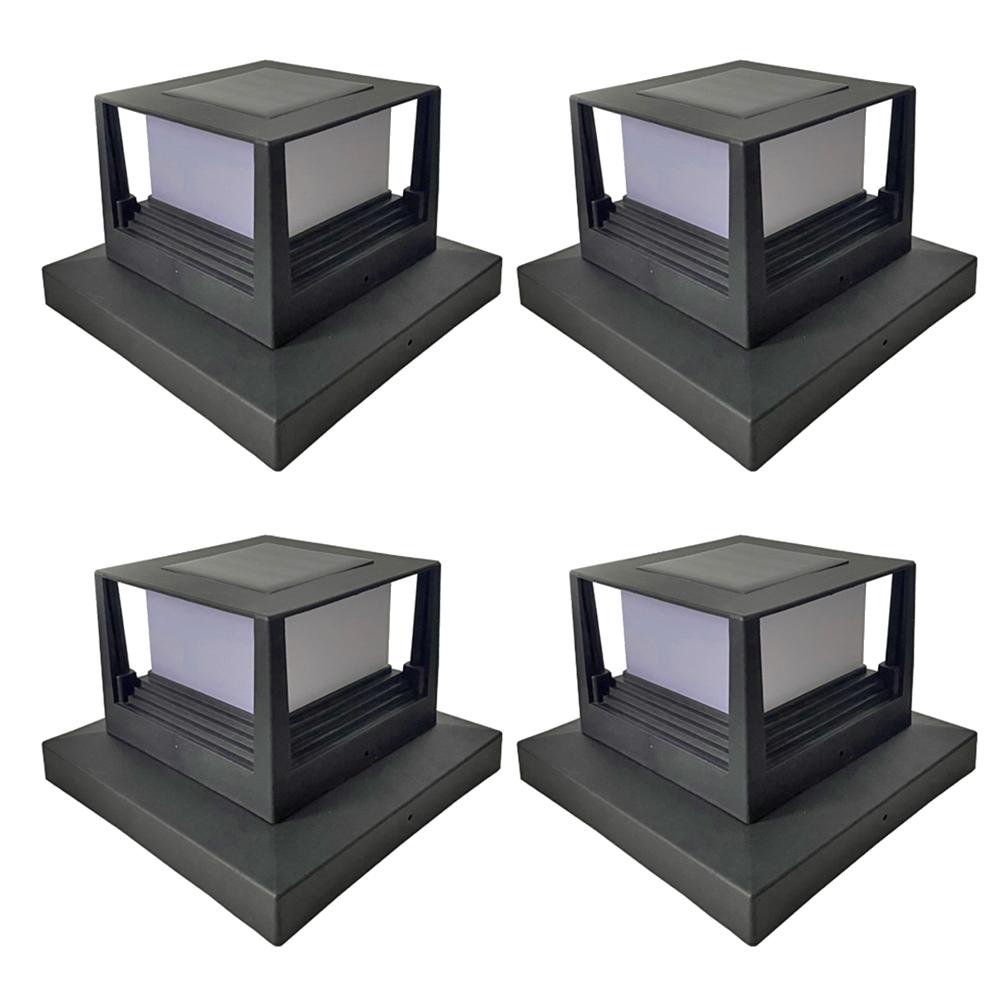 Солнечный Столбовой Светильник IP54 Водонепроницаемый Наружный Колонный Патио Заборный Светильник Для Садового Декора Двор Дорожка Солнечная Лампа